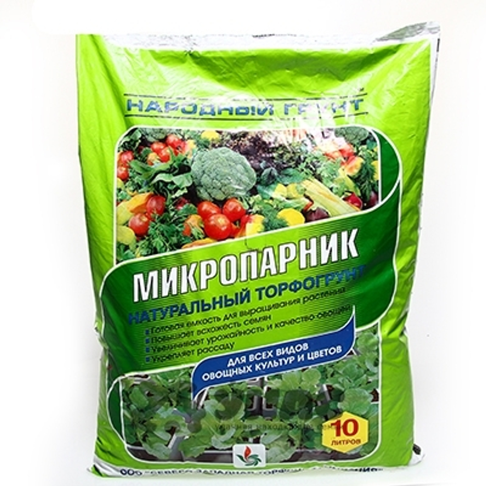 Грунт Микропарник Народный грунт 10 л "СЗТК"