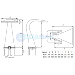 ВРс.60/1 Водопад "Русалка 600" AISI-316