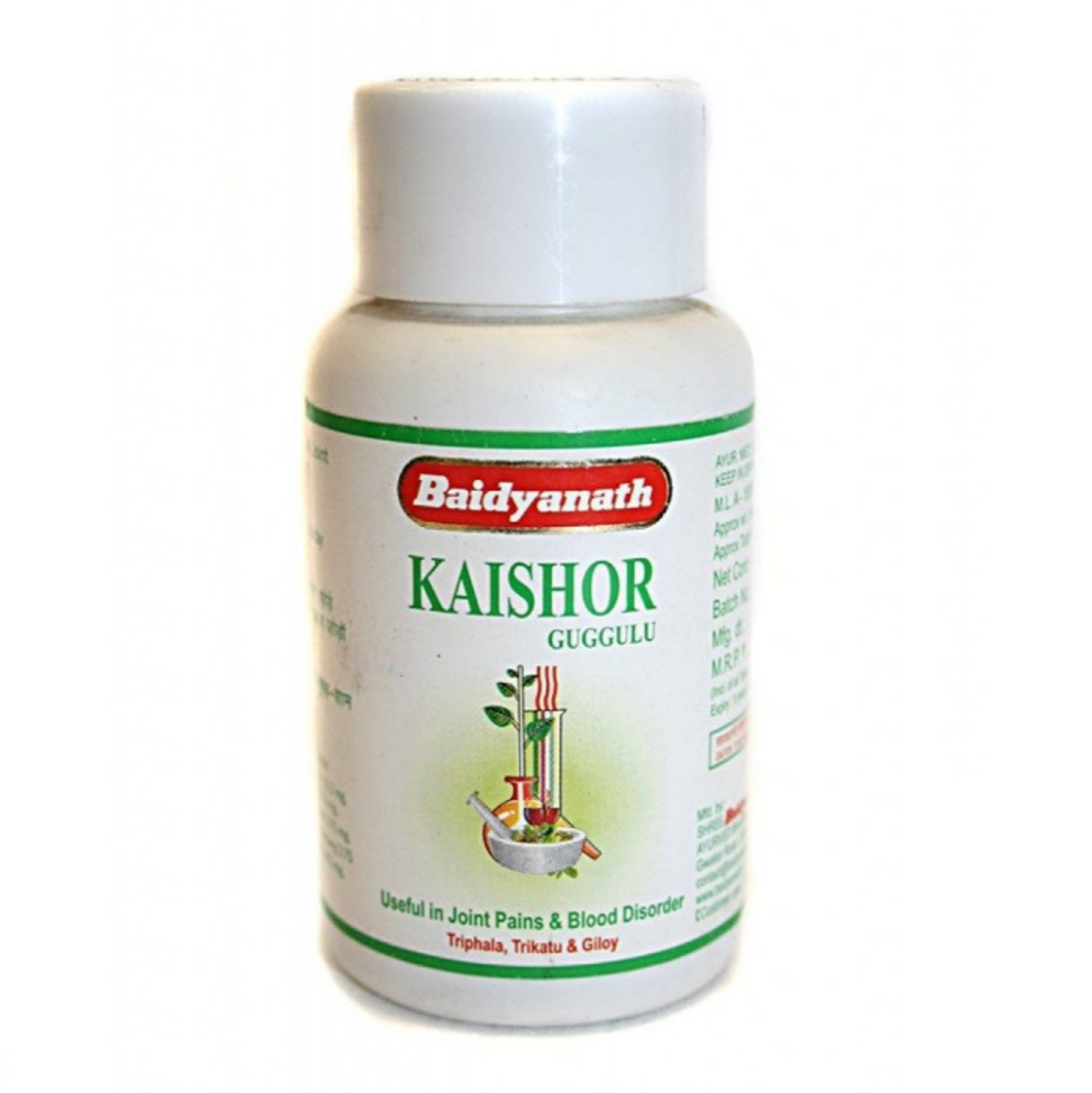 БАД Baidyanath Kaishor Guggulu Кайшор гуггул 80 таб