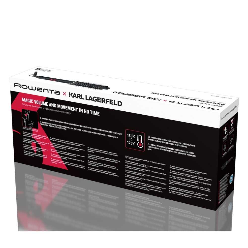 Термощетка Rowenta Karl Lagerfeld Powerbrush UB572LE0