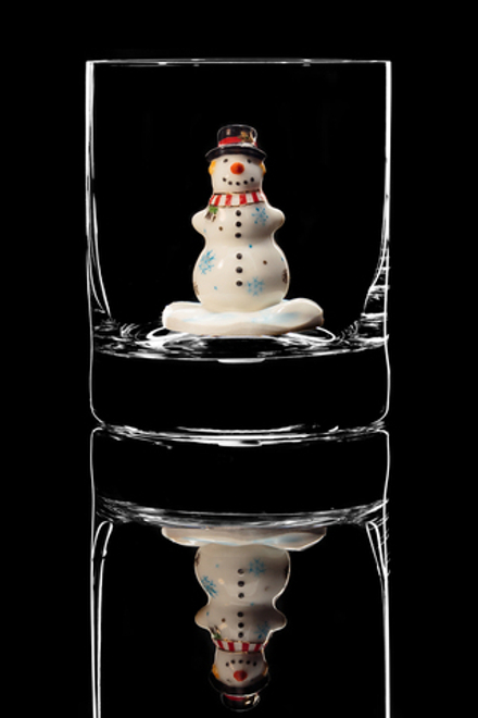 Бокал для виски. "Снеговик".