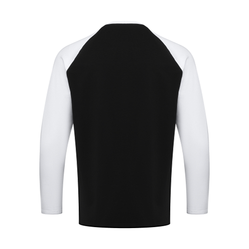 Лонгслив СВЕЧА, черный/белый