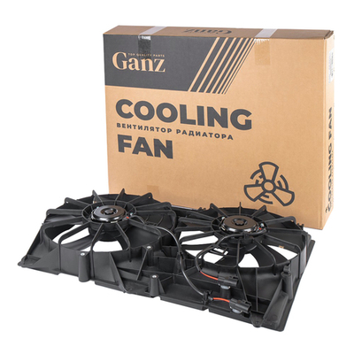 Вентилятор радиатора в сборе (двойной) SUZUKI Grand Vitara 2005- GANZ GIC06549