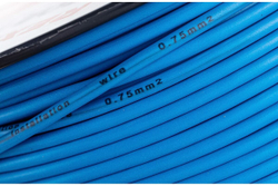 Провод ПГВА REXANT 1х0.75 кв.мм, синий, бухта 100 м 01-6505