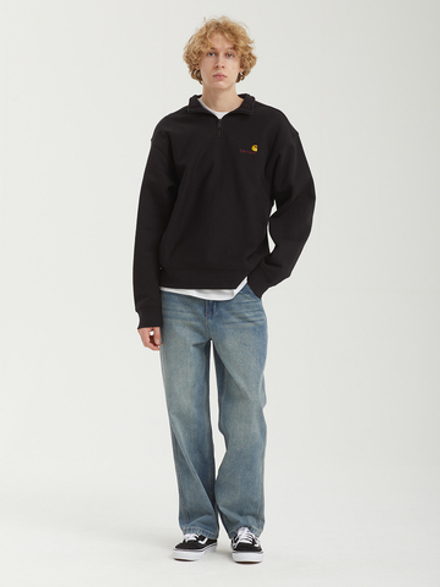 Мужская Толстовка Half Zip American Script