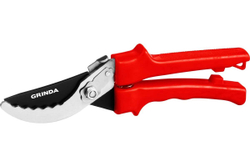 Плоскостной секатор с пластиковыми рукоятками Grinda G-31 200мм 40210_z02