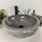 Раковина из мрамора Erozy Grey EM-64671 46*46*15 0185