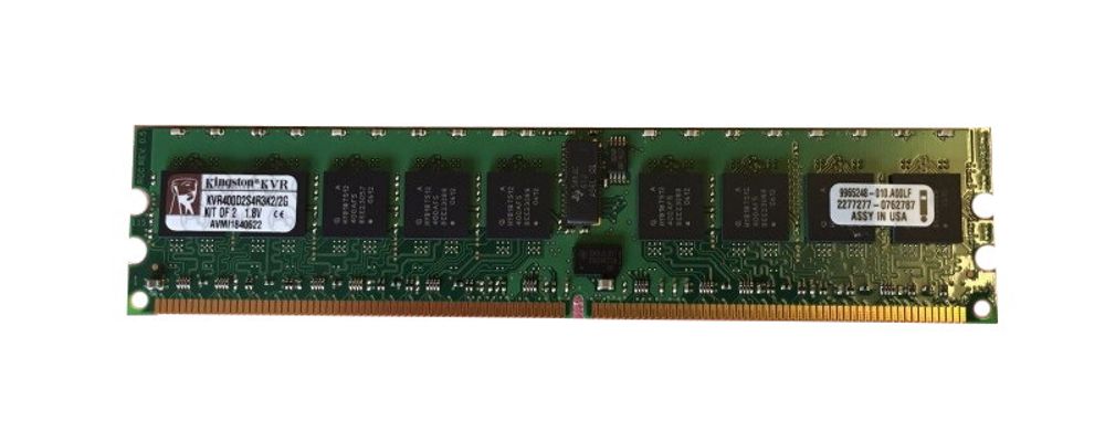 Оперативная память Kingston 2GB (2x1GB) PC2-3200R ECC Reg KVR400D2S4R3K2/2G
