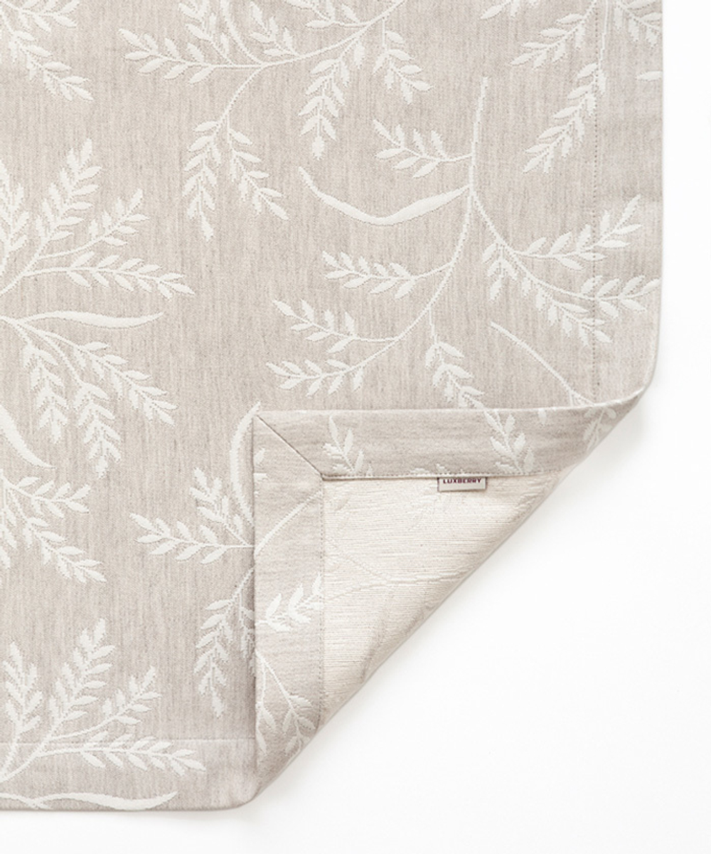 Покрывало 260x260 и 2 наволочки 47х47 Luxberry Sencha натуральный-белый