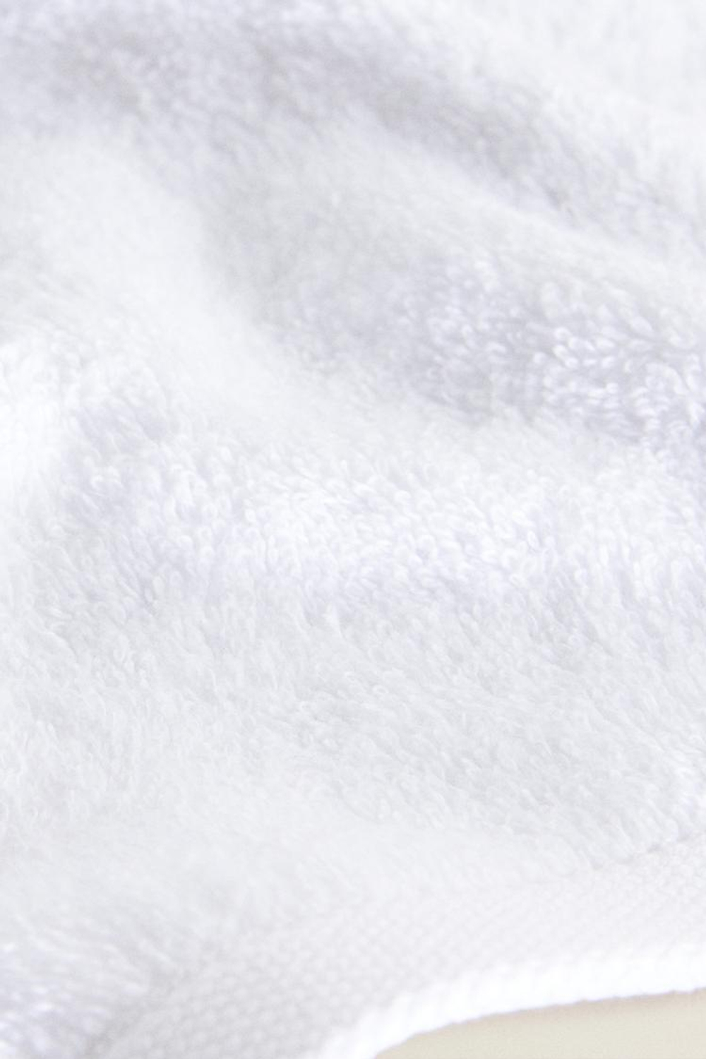 ZARA HOME ПОЛОТЕНЦЕ ИЗ ХЛОПКА ВЫСШЕГО КАЧЕСТВА (НАБОР ИЗ 3 ШТ), БЕЛЫЙ