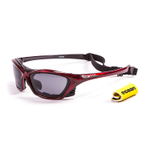 Спортивные очки OCEAN Lake Garda Transparent Red / Grey Polarized lenses