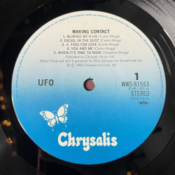 Винтажная виниловая пластинка LP UFO Making Contact (Japan 1983) (No Obi)