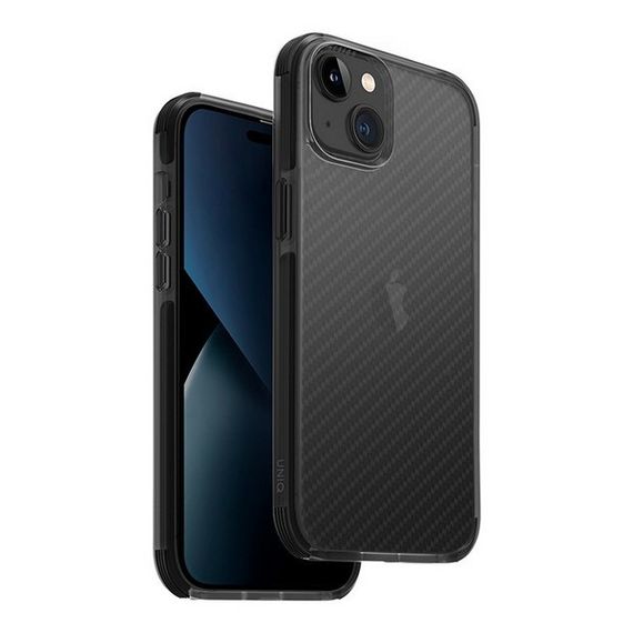 Чехол Uniq Combat для iPhone 14 Plus (IP6.7M(2022)-COMASMK) Aramid effect Smoke