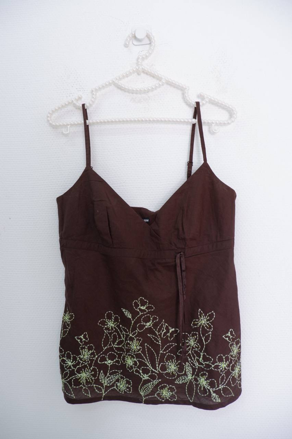 Топ H&M с вышивкой 44 размер