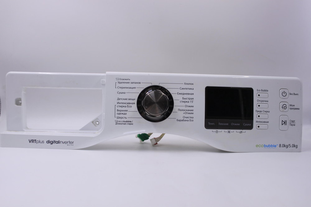 Модуль управления стивальной машины Samsung WD806U2GAWQ (в сборе с пластиком)