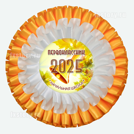Розетка наградная "Первоклассник" (V10). Не именная.