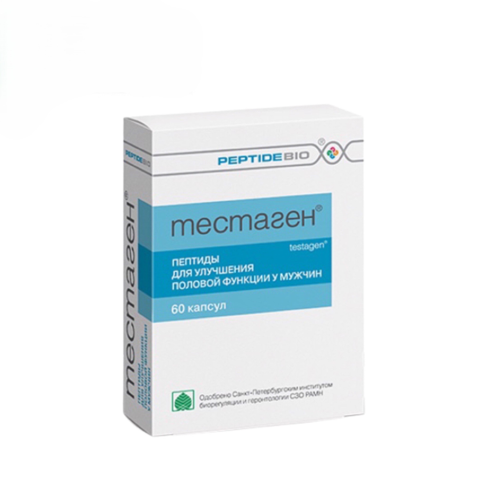 ТЕСТАГЕН® №60, пептиды для улучшения половой функции у мужчин