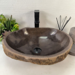 Раковина из речного камня RS-65222 48*41*15 0856