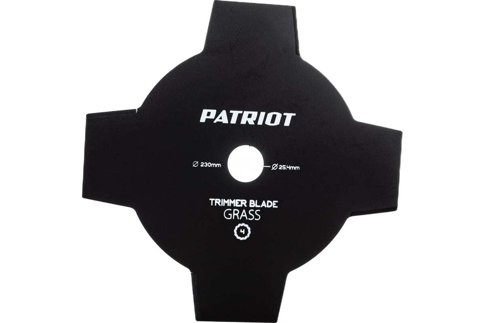 Нож 4-лопастной PT-GCB4T для триммеров PATRIOT 809115205