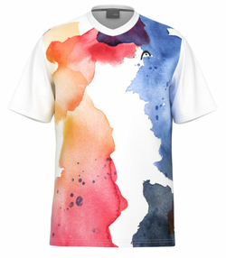 Мужская теннисная футболка Head Topspin T-Shirt - разноцветный