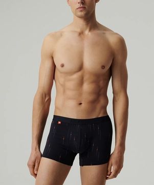 Трусы мужские боксеры (3шт) Atlantic 3MH-210, темно-синий + зеленый