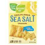 From The Ground Up, крекеры из цветной капусты, морская соль, 113 г (4 унции)