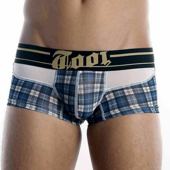 Мужские трусы хипсы TOOT Check Boxer Blue TT00018