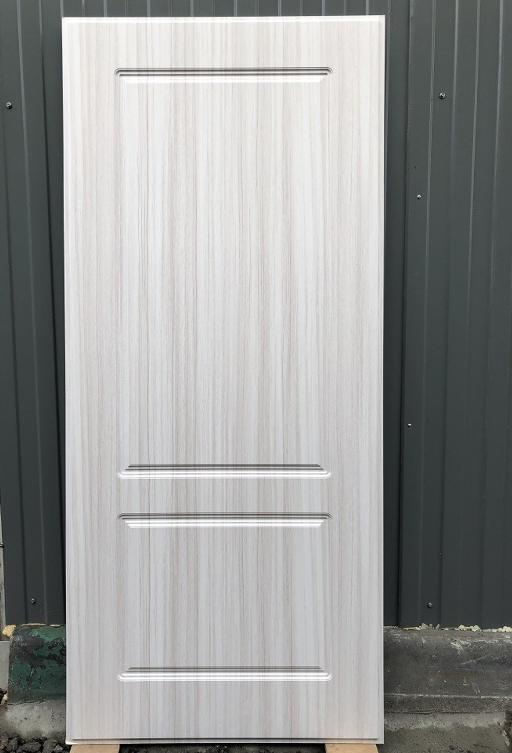 Входная металлическая дверь RеX (РЕКС) 27 Белая шагрень, декоративная вставка / 117 Сандал белый