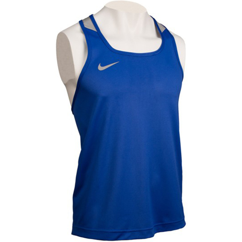 652861-493 МАЙКА (бел) БОКСЕРСКАЯ NIKE BOXING TANK