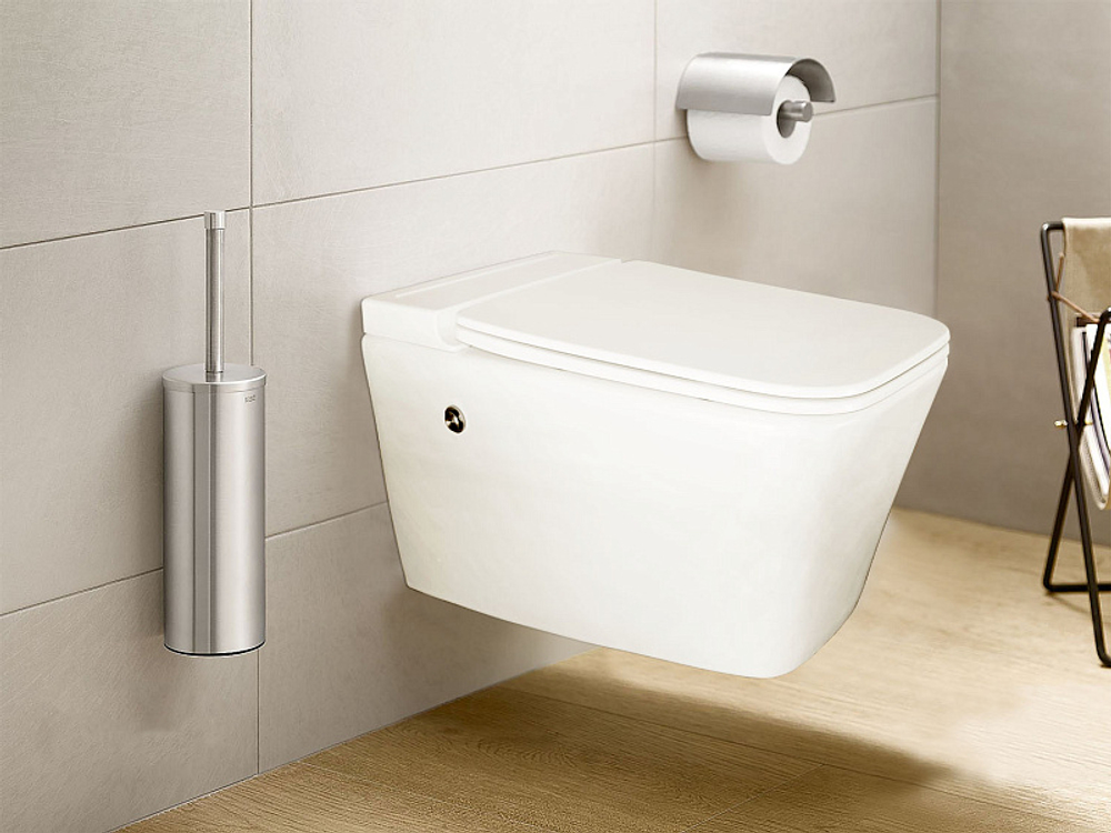 Унитаз импульсный Azario 360х590х380 подвесной, квадратный, быстросъемное сиденье микролифт, монтажная рама в комплекте (AZ-101C)