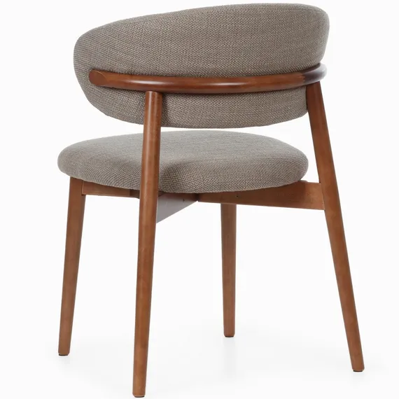 Стул Локан, орех, серо-бежевый