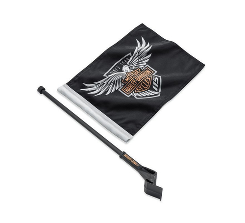 61400523 ФЛАЖОК, ПОЛИЭСТЕР, С ПЛАСТИКОВЫМ ФЛАГШТОКОМ