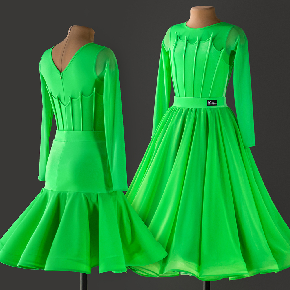 платье с двумя юбками