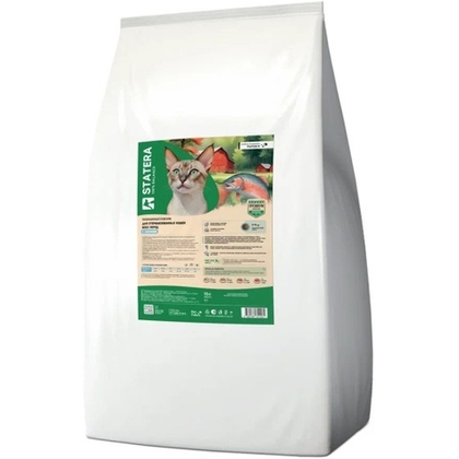 STATERA (Статера) Сухой корм для стерилизованных кошек и кастрированных котов с лососем