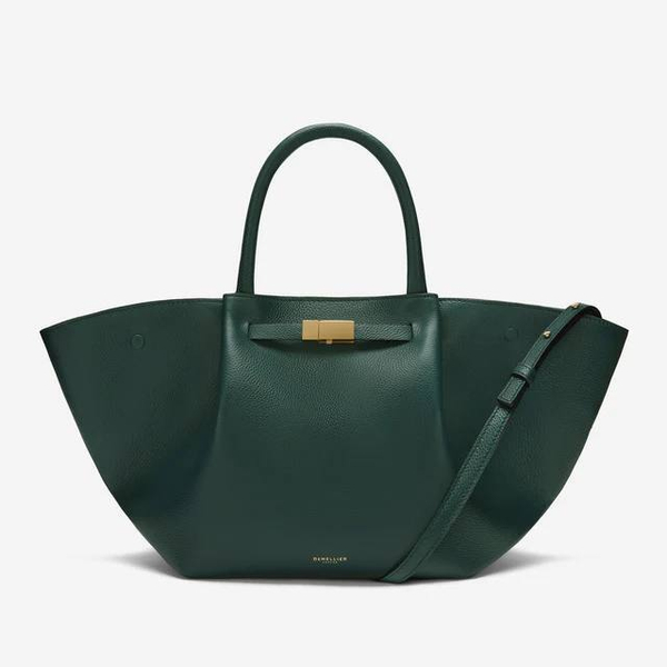 Сумка DeMellier The Midi New York Forest Green Small Grain