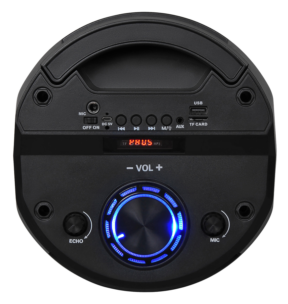Минисистема Hyundai H-MC170 черный 80Вт/FM/USB/BT/SD/MMC