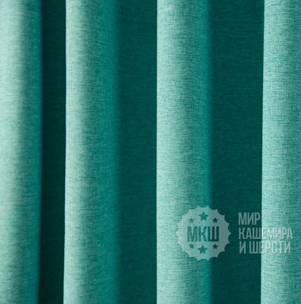 Комплект штор: ИБИЦА (арт. BL01-217-02) - (140х270)х2 см. - (Возможна высота 250 см.) - бирюзовые