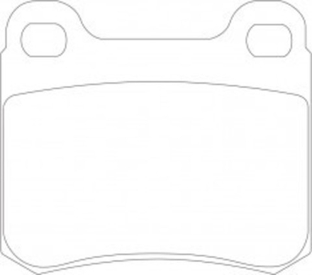 Тормозные колодки NIBK PN-0005