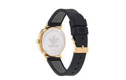 Adidas Originals Wrist Watch Quartz Movement Silicone Strap 38mm Black Dial Unisex