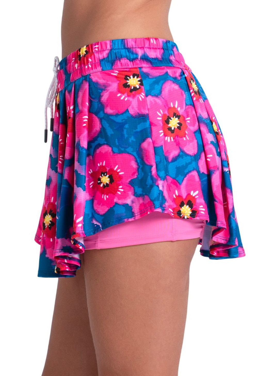 Теннисная юбка Lucky in Love High Waist Super Bloom - multicolor