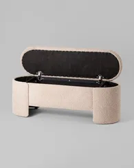 Банкетка Taks с местом для хранения букле капучино