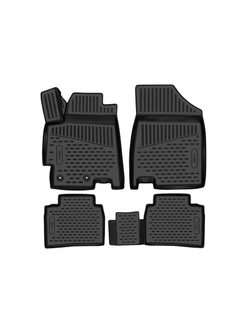 Коврики в салон для JAC J7 (I) 2020-, 4шт. (Повышенная устойчивость, повышенная износостойкость) FORMAT.3DA66481210K