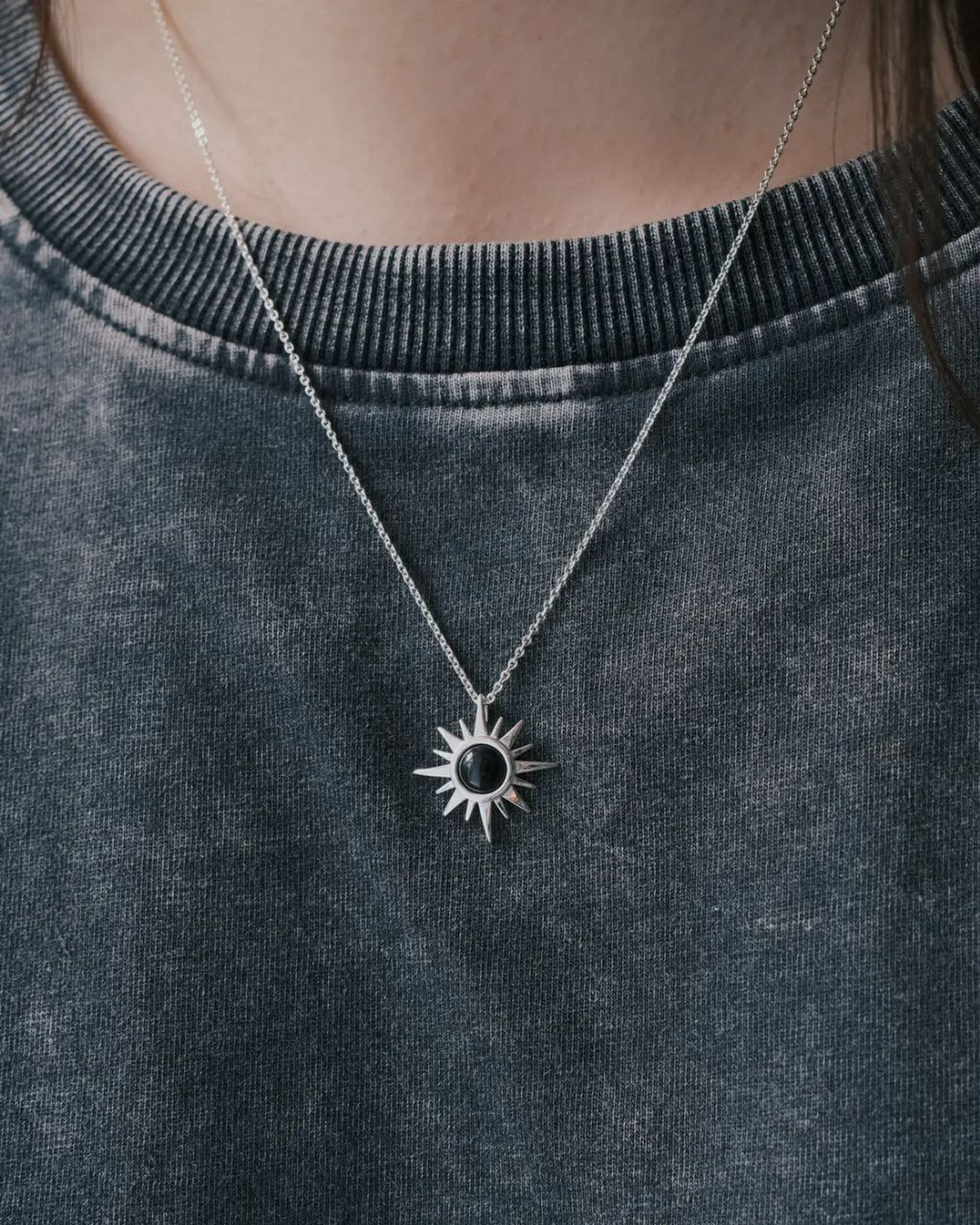 Подвеска Polar c чёрным ониксом