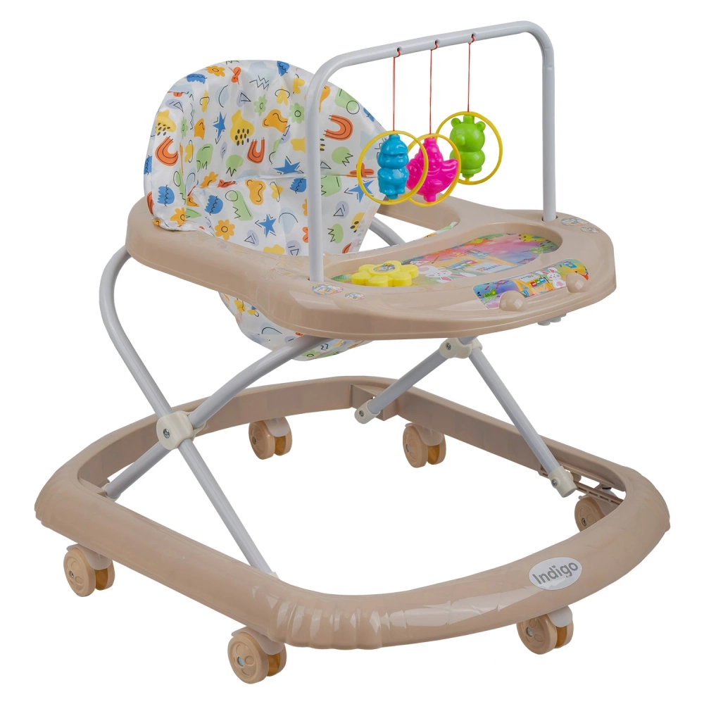 Ходунки детские "Карусельки" , 7 колес, игрушки на подвесе, музыка, цвета в ассортименте, для детей с 6 мес.