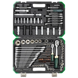 Набор инструментов 125+6пр. 1/4'', 1/2'' (6гр.)(4-32мм) RockFORCE RF-41252-5 Premium