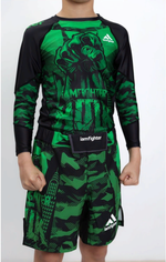 Шорты I am Fighter Hulk детский (зеленый)