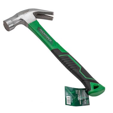 Молоток-гвоздодер с магнитным держателем гвоздя 450гр. RockForce RF-T7016