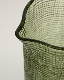 Zara Home кувшин из стекла, цвет зелёный, 20 см