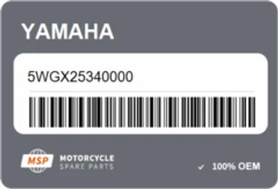 Колодки тормозные Yamaha задние 5WGX25340000