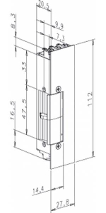 Электрозащелка effeff 3801